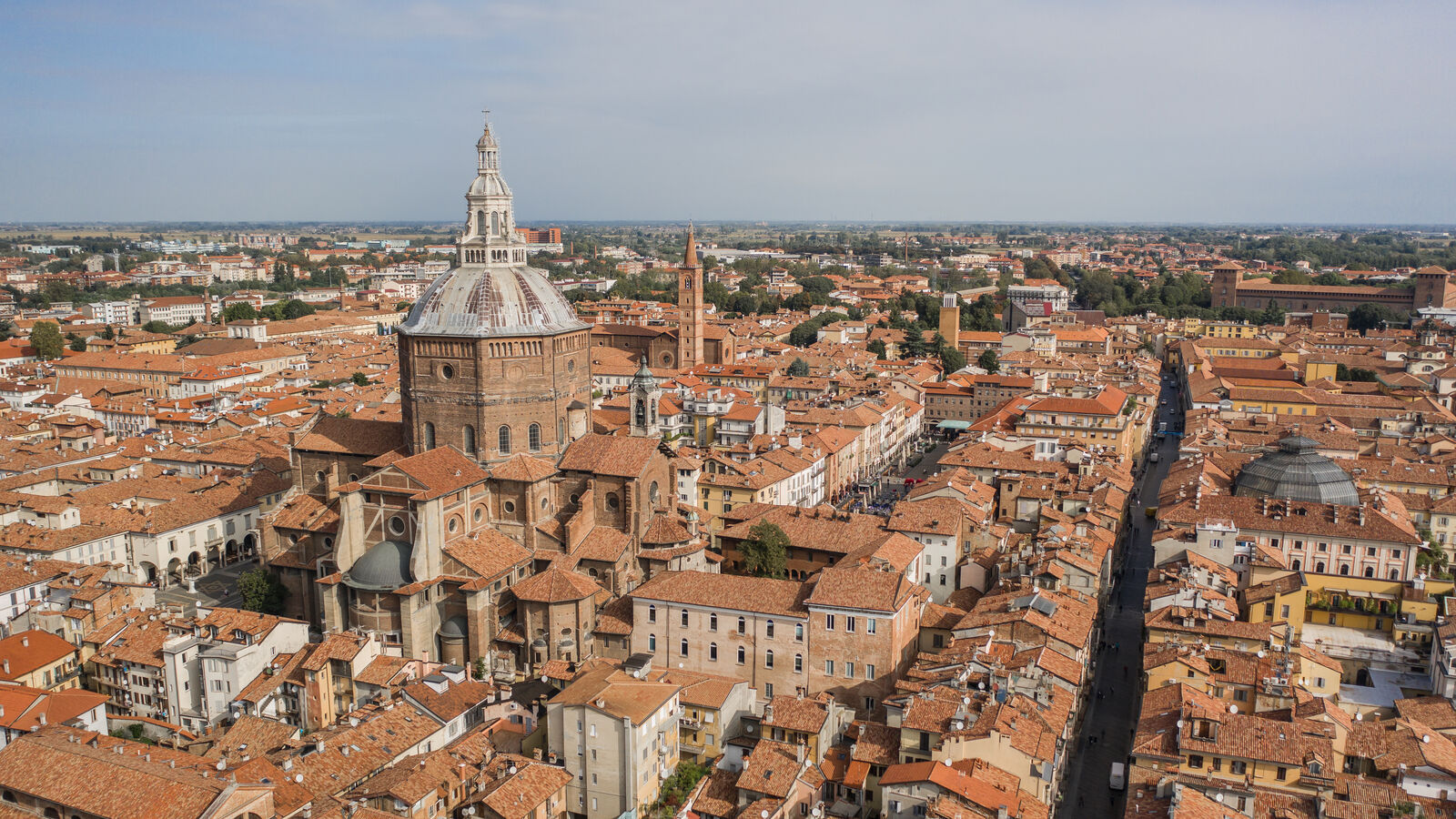 Veduta aerea di Pavia